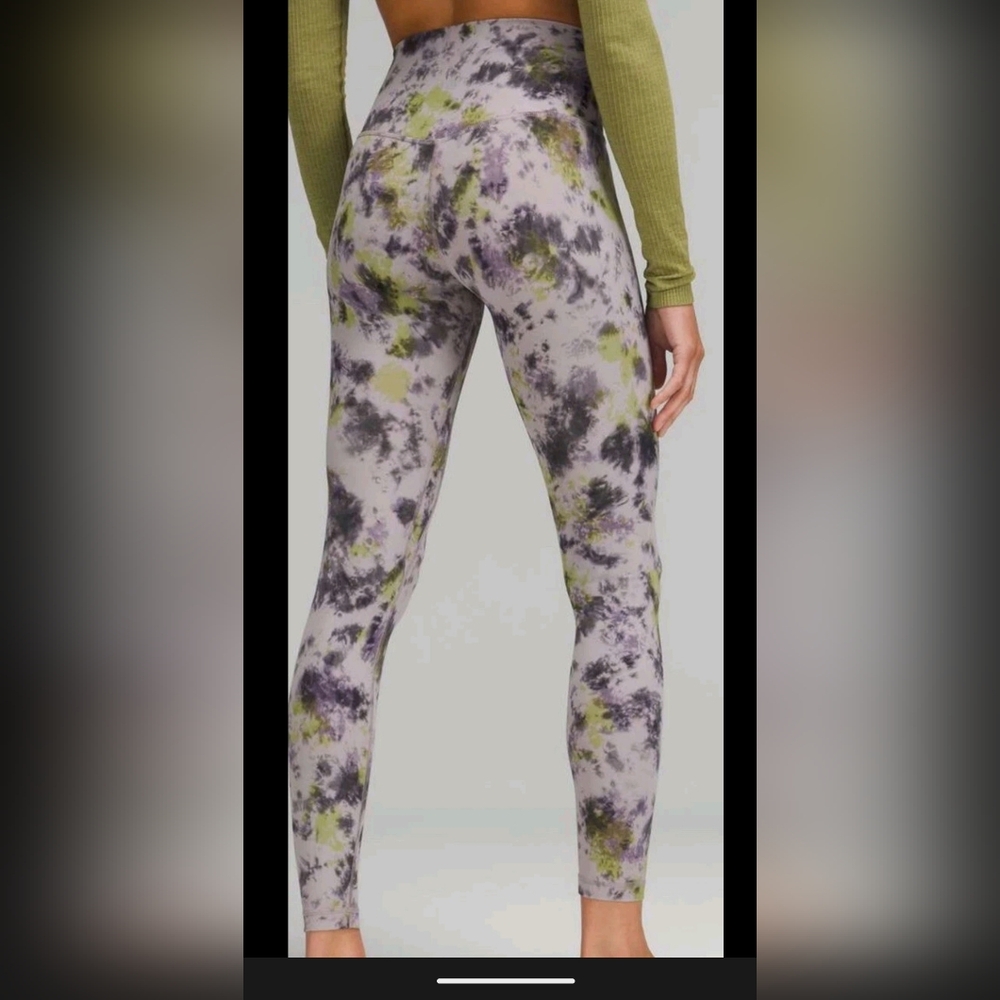 Lululemon align Tie-Dye Leggings, Size 6